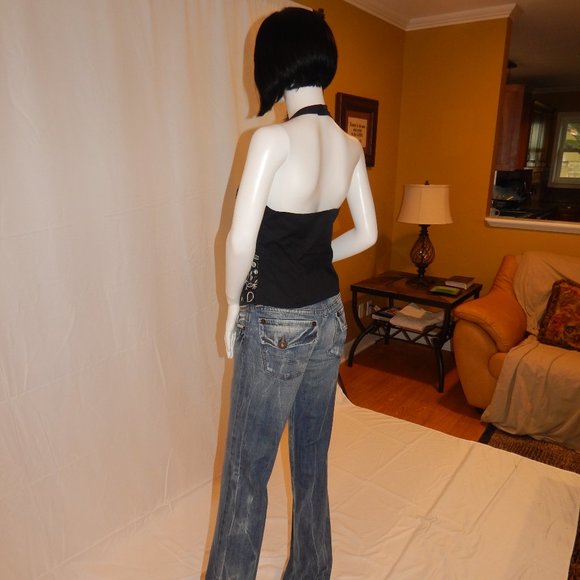 Little Rubin   DESIGNER JEWEL STUDDED VEST TOP - Picture 12 of 12